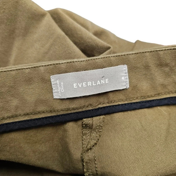 Everlane  Crop Pants Size 4 Green - Picture 5 of 7